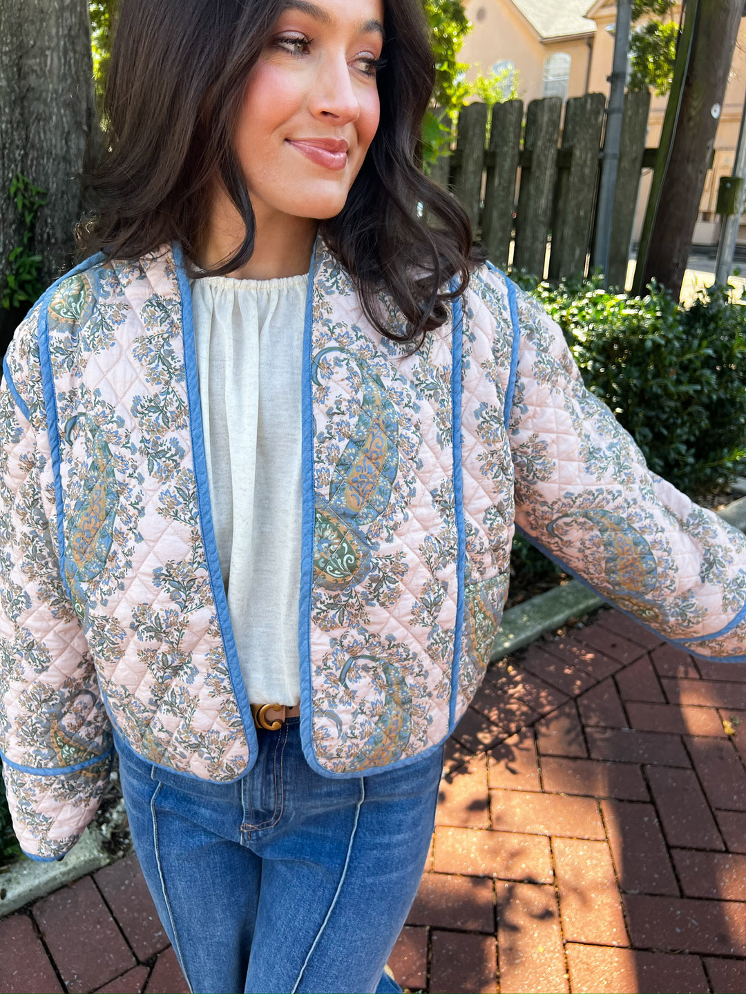 Adalynn Pearl Blush Jacket