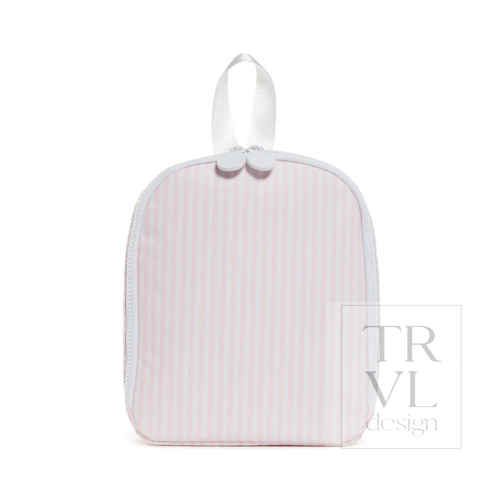 Pimlico Stripe Pink Bring It Lunch Bag