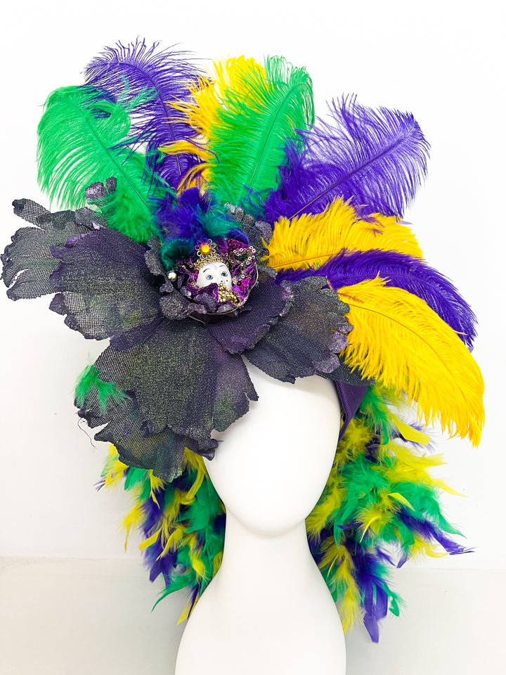 Large Jester Flower MG Headpiece 4433