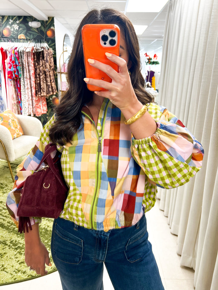 Diagonal Check Cameron Jacket