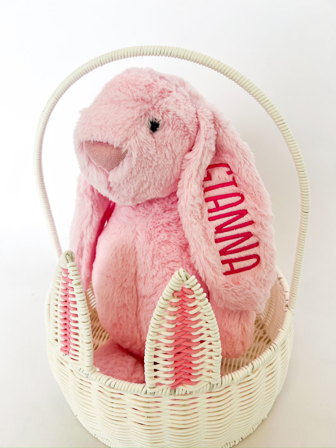 Embroidered Plush Bunny