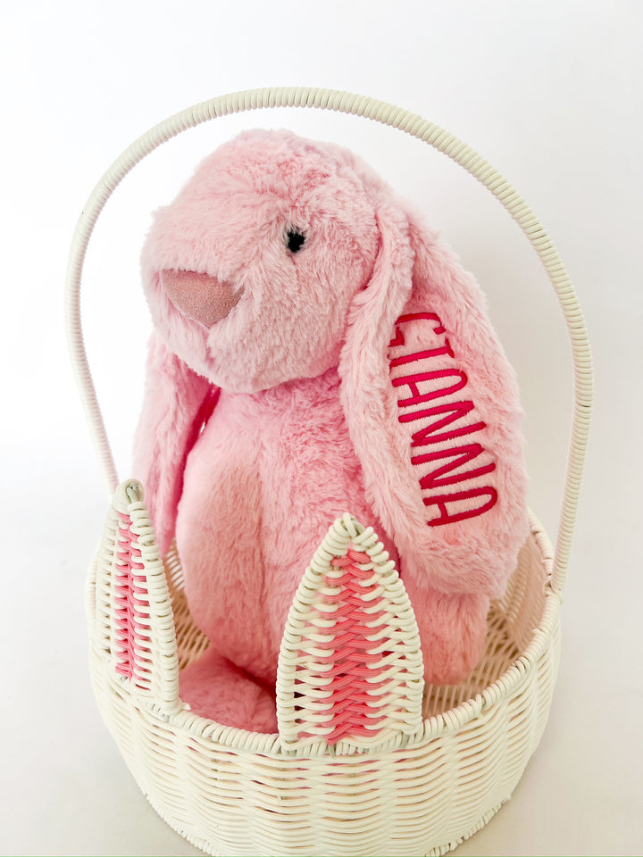 Embroidered Plush Bunny