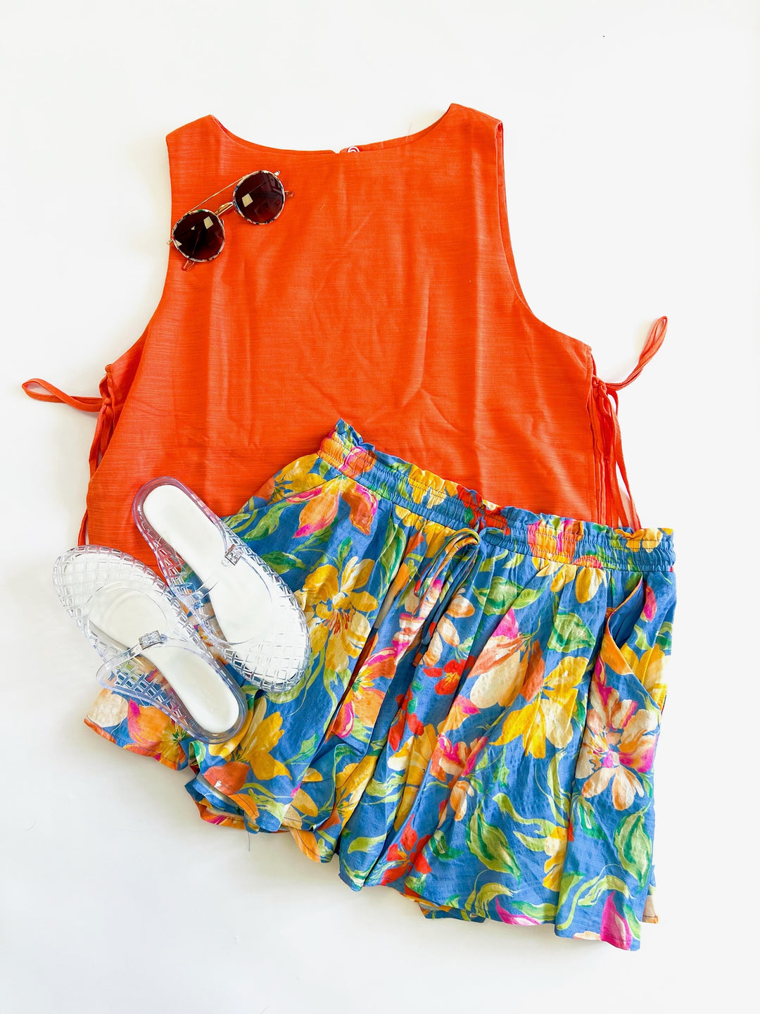 Orange Good Day Layered Top