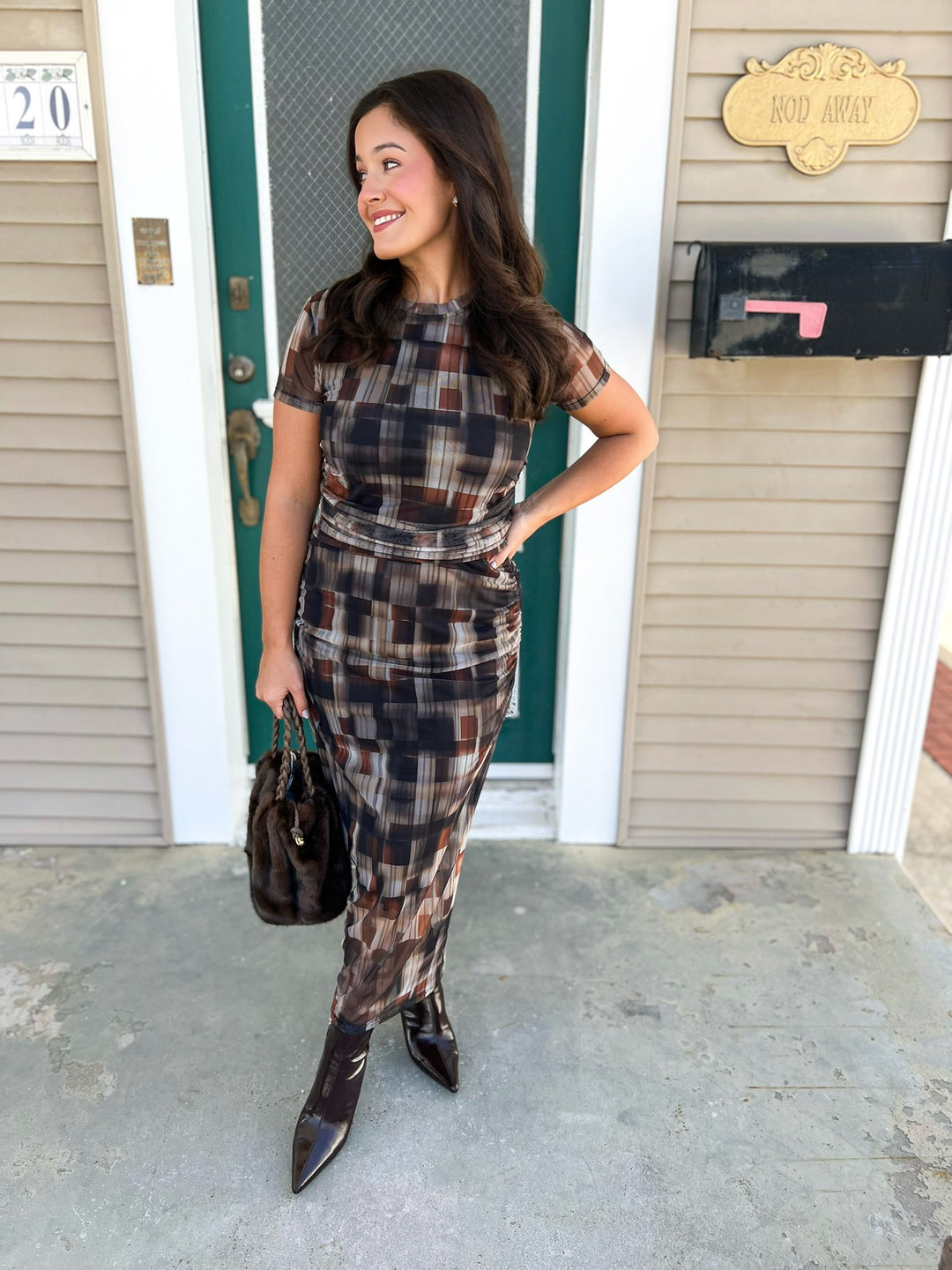 Black Box Knit Skirt