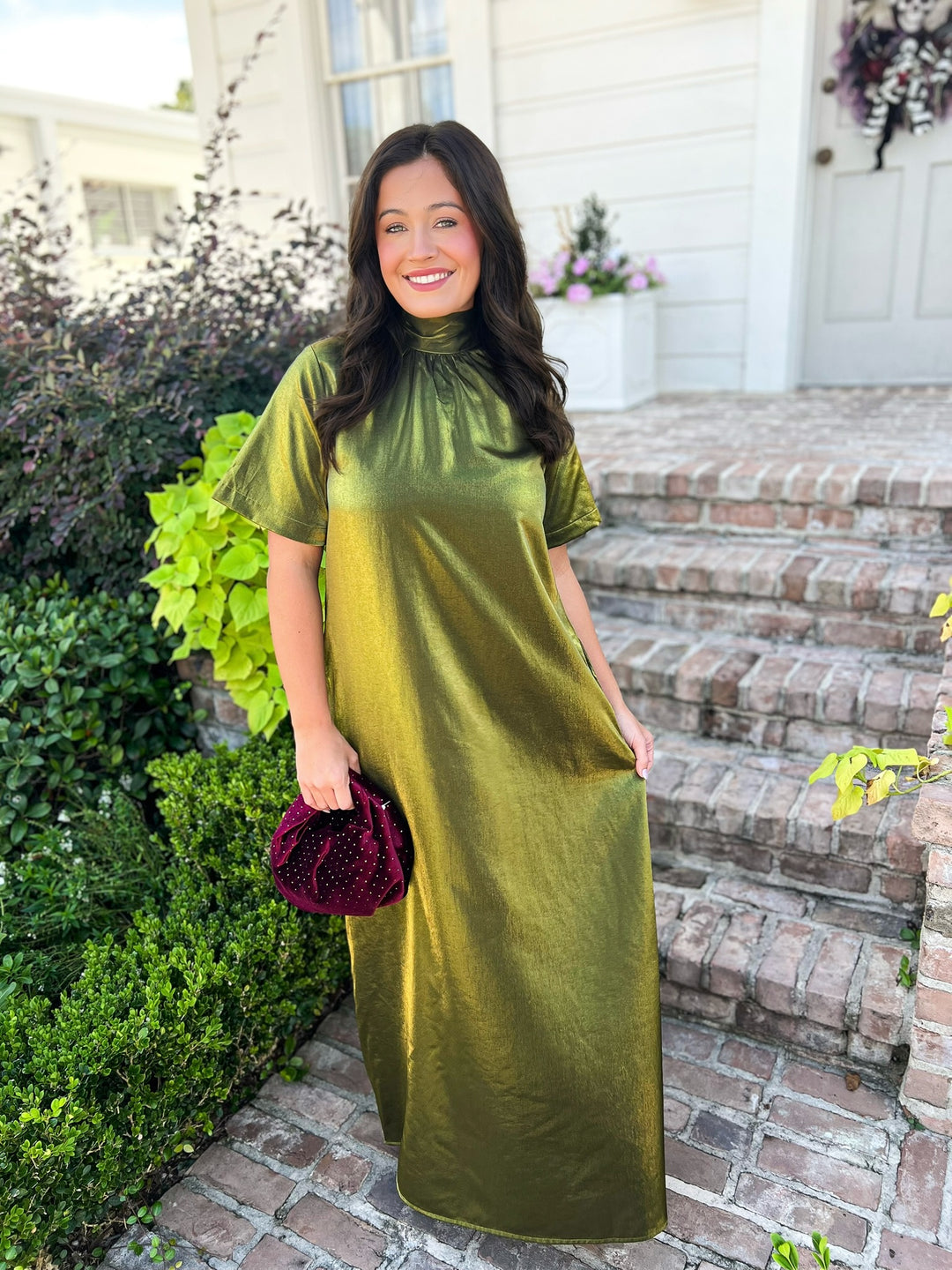 Olive Jade Midi Dress