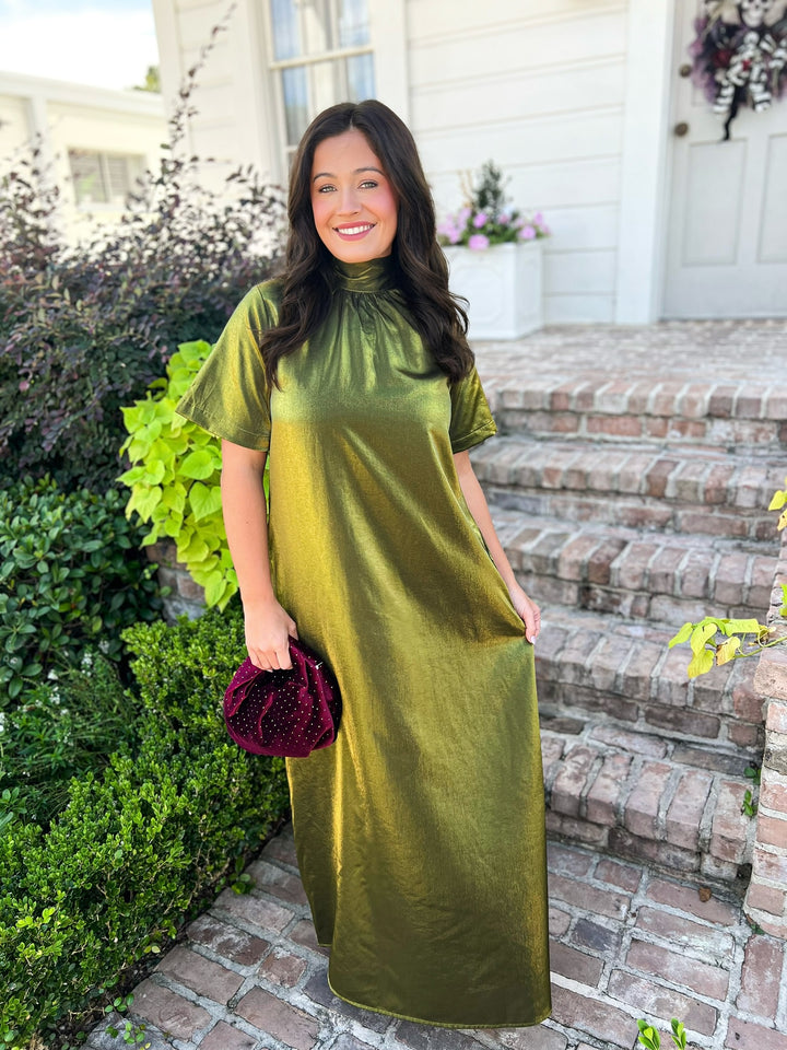 Olive Jade Midi Dress