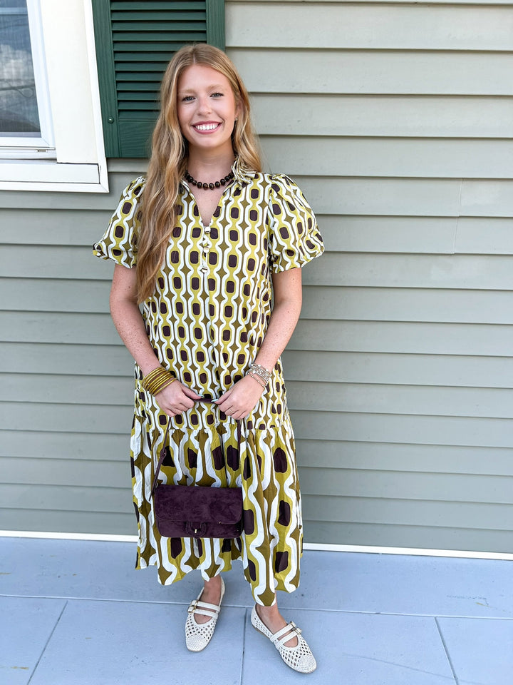 Martini Olive Hour Midi Dress