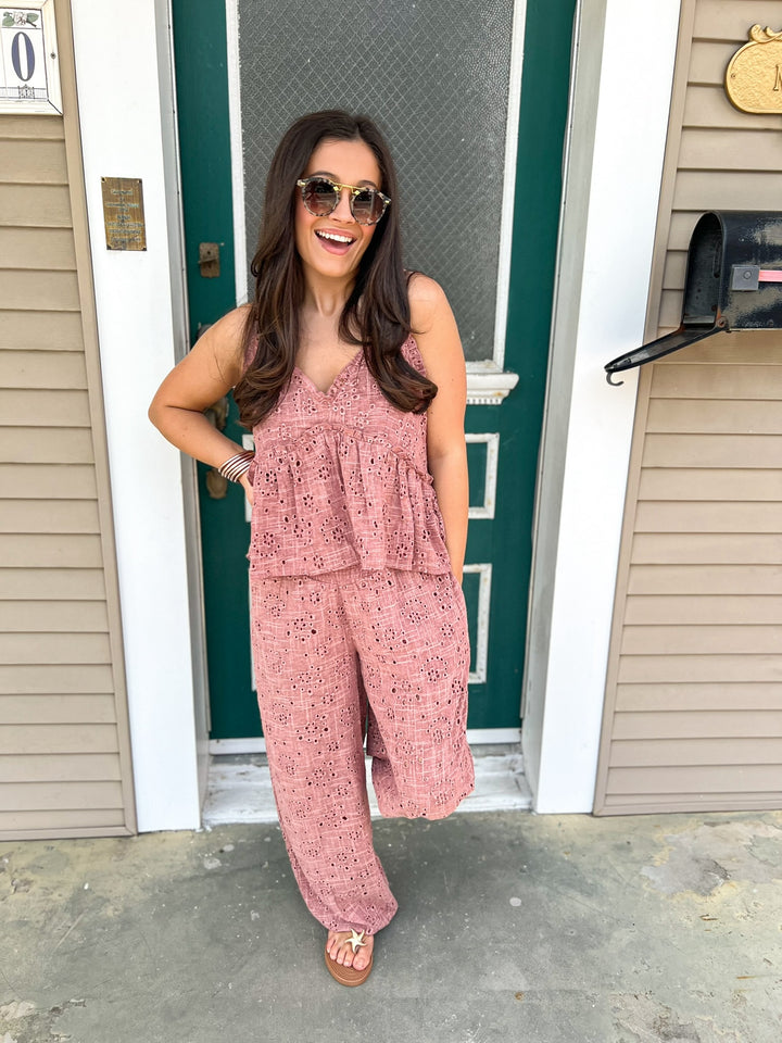 Burnt Coral Bryna Top