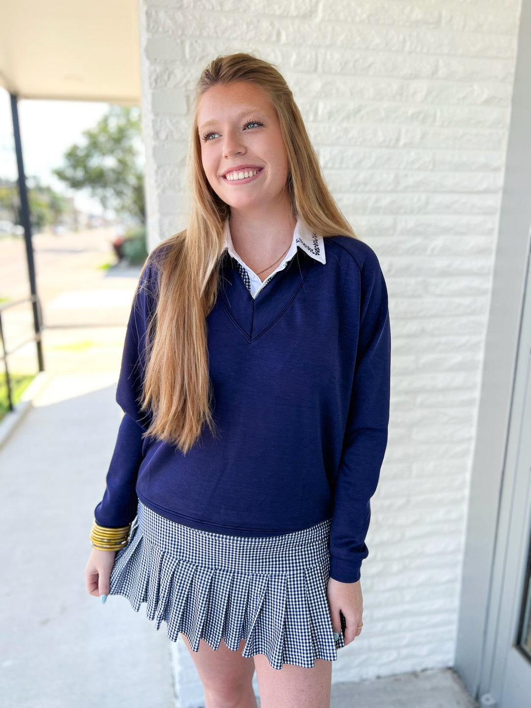 Navy Candace Polo