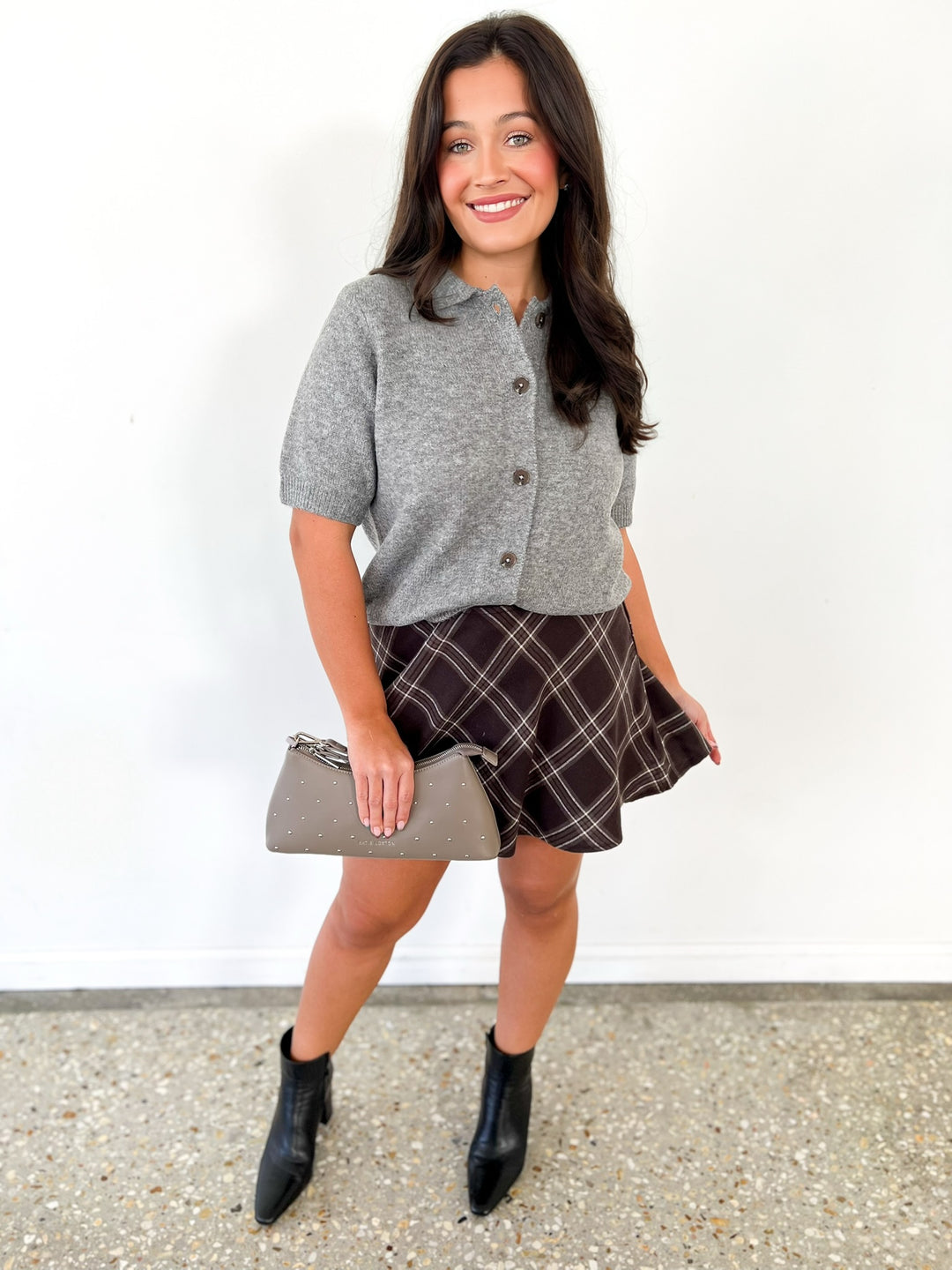 Grey Suzie Knit Sweater