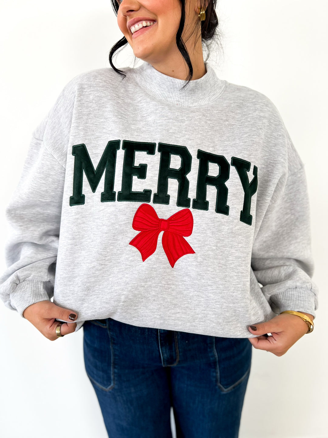 Merry Bow Sweatshirt