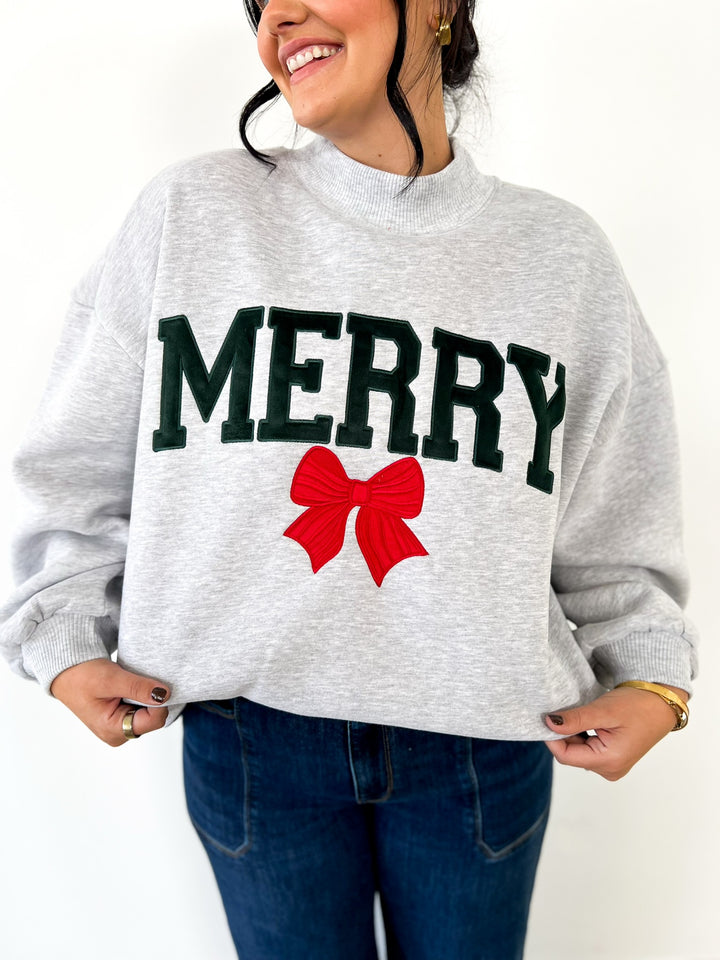 Merry Bow Sweatshirt