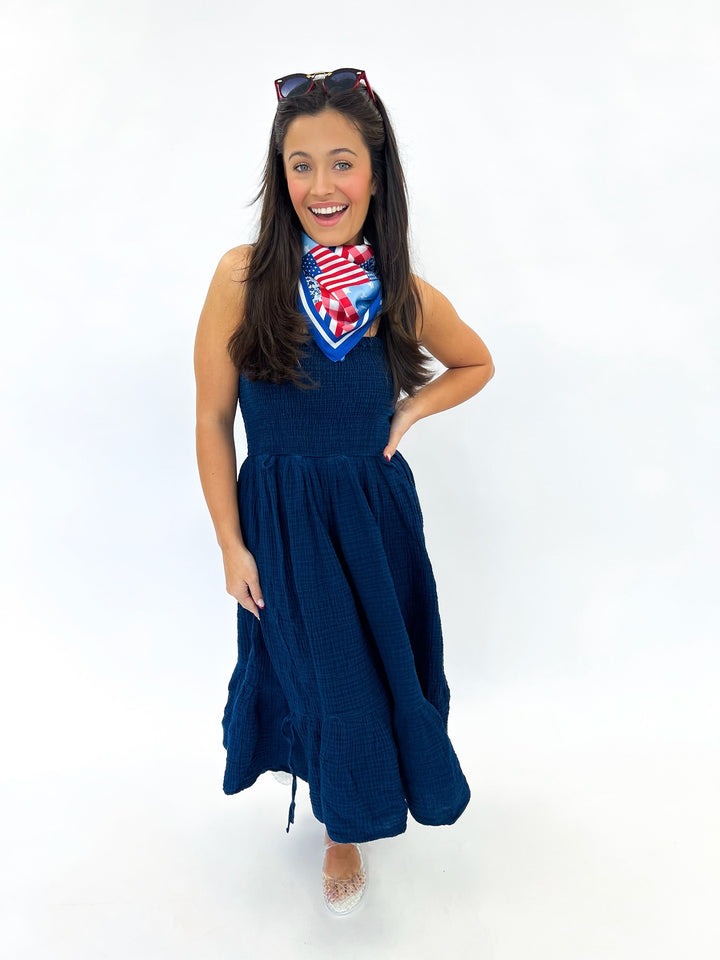 Soft Indigo Bisou Dress