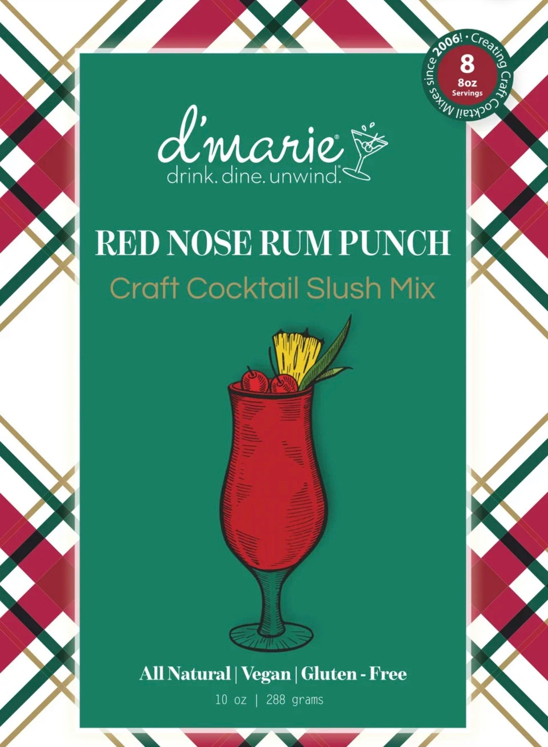Red Nose Rum Punch Slush 10oz