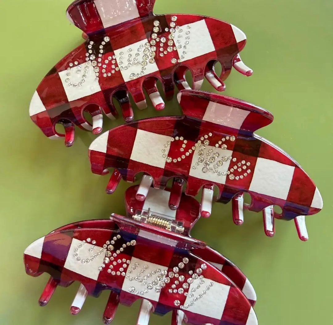 Naughty/ Nice Hair Clip