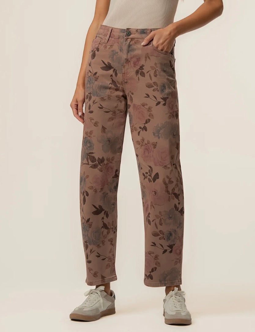 Mauve Ashton High Rise Relaxed