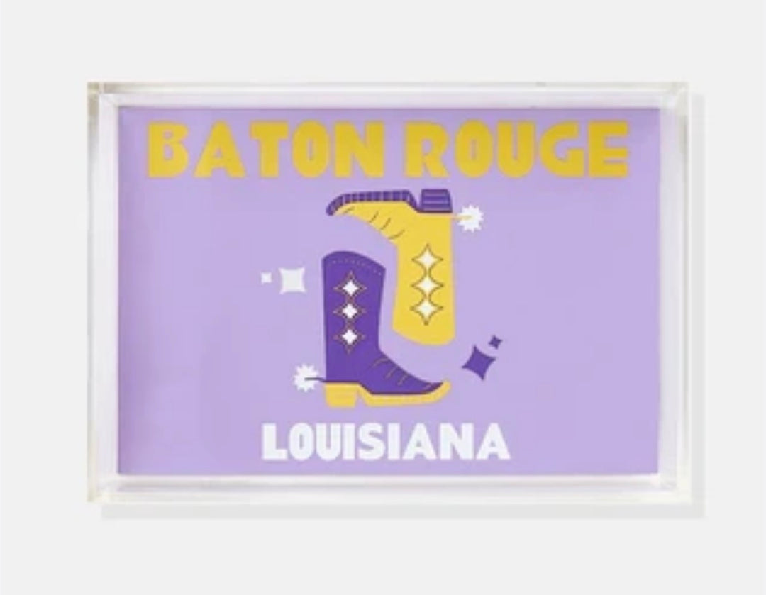 LSU Kickoff Small Tray