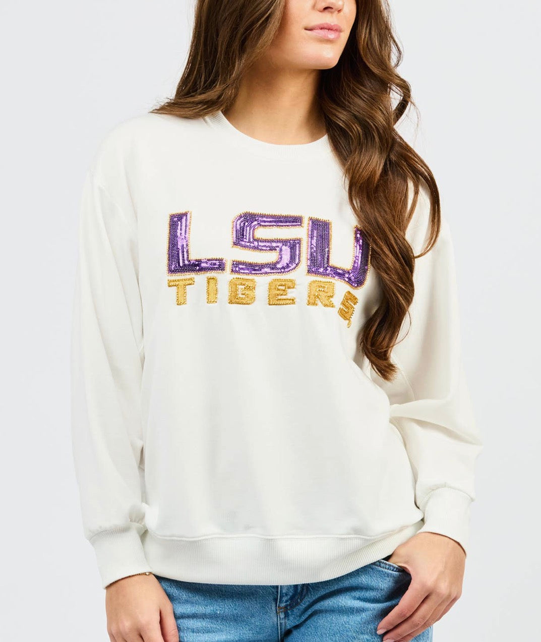 LSU Large Logo Sarah Sweatshirt