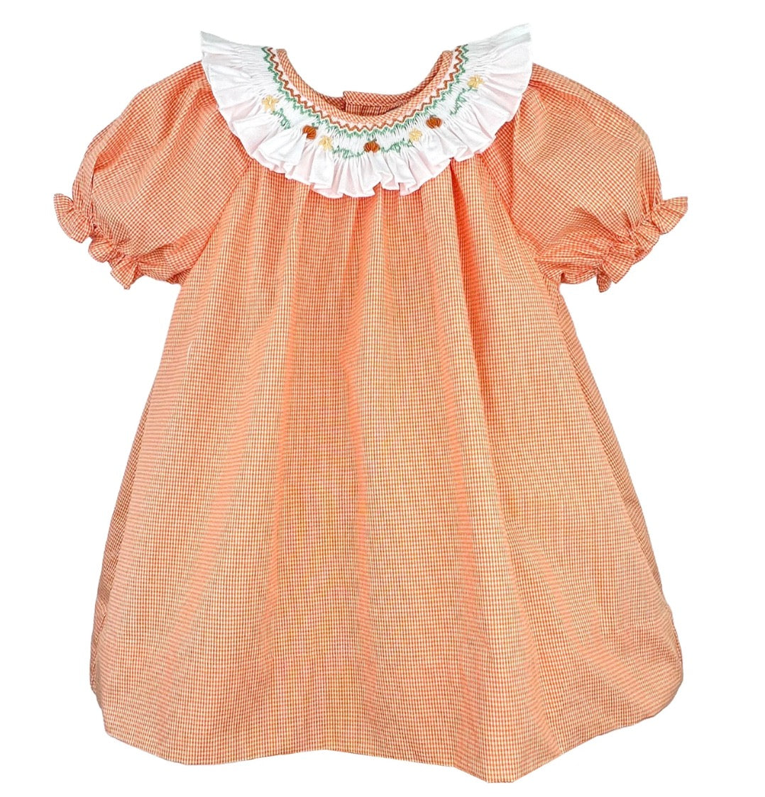 Pumpkin Collar Detail Dress