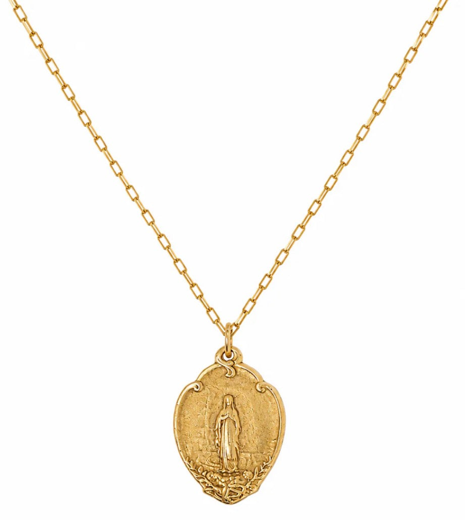 Shield of Mary Straight Bar Chain