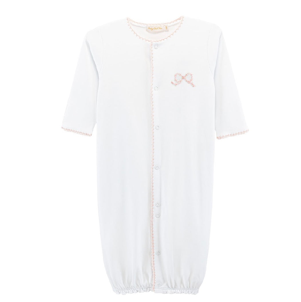 Pretty Bows Embroidered Pima Conv. Gown