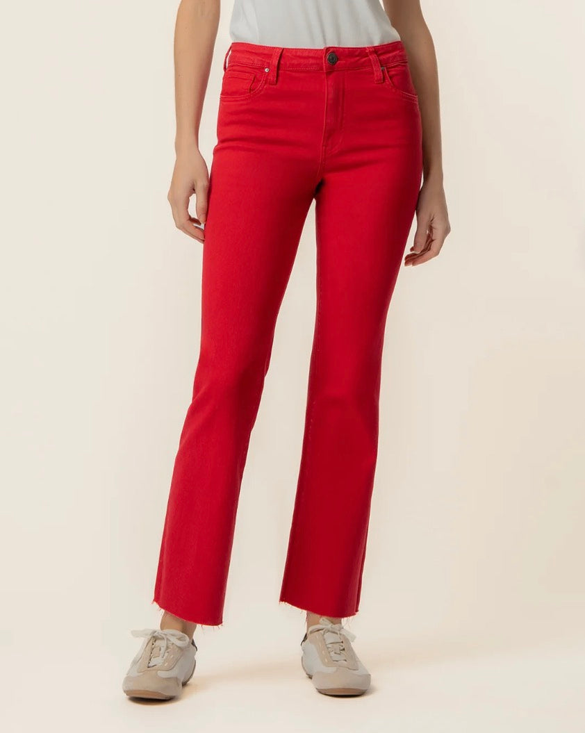 Ruby Red Kelsey High Rise Ankle Flare