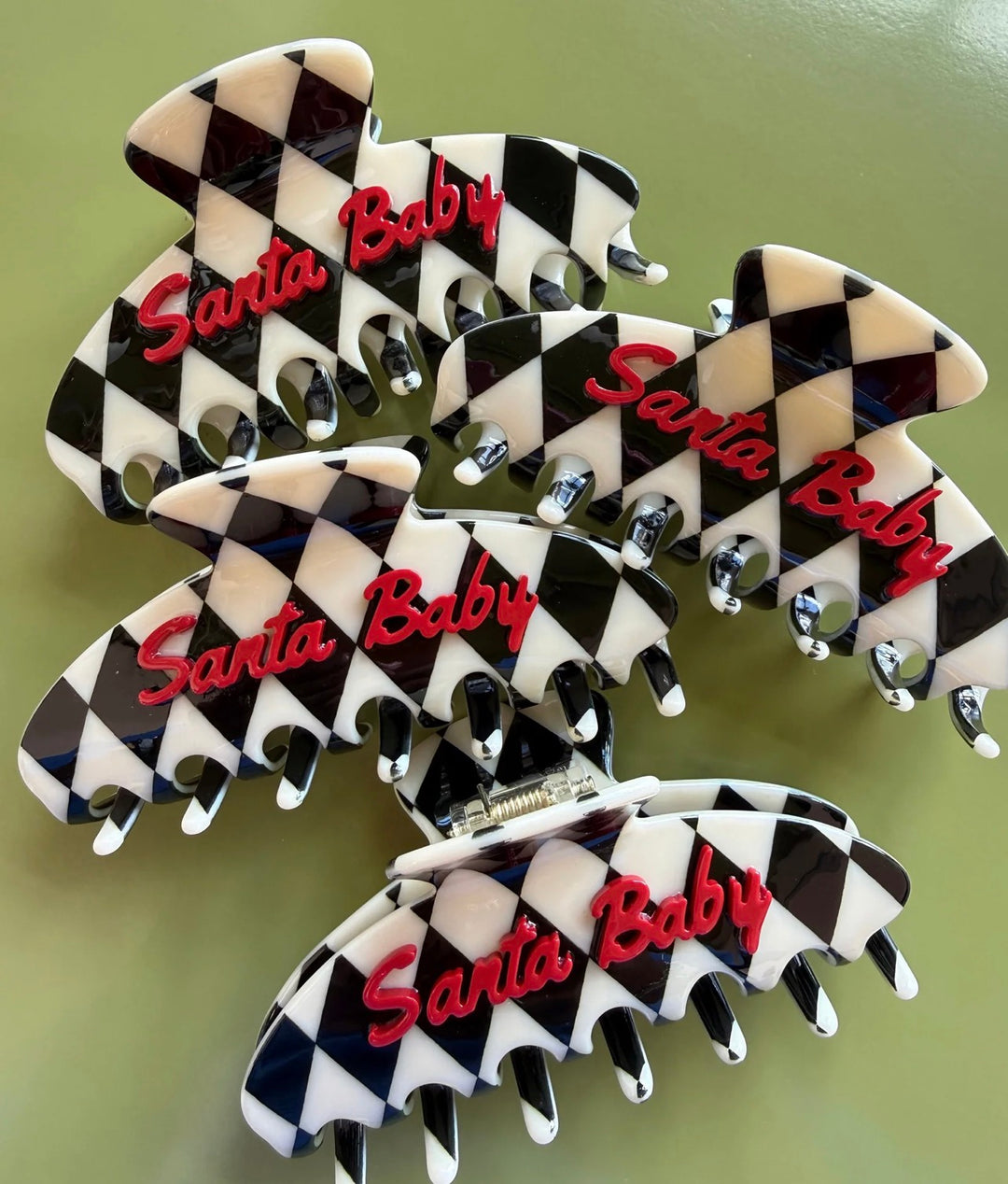 Santa Baby Hair Clip
