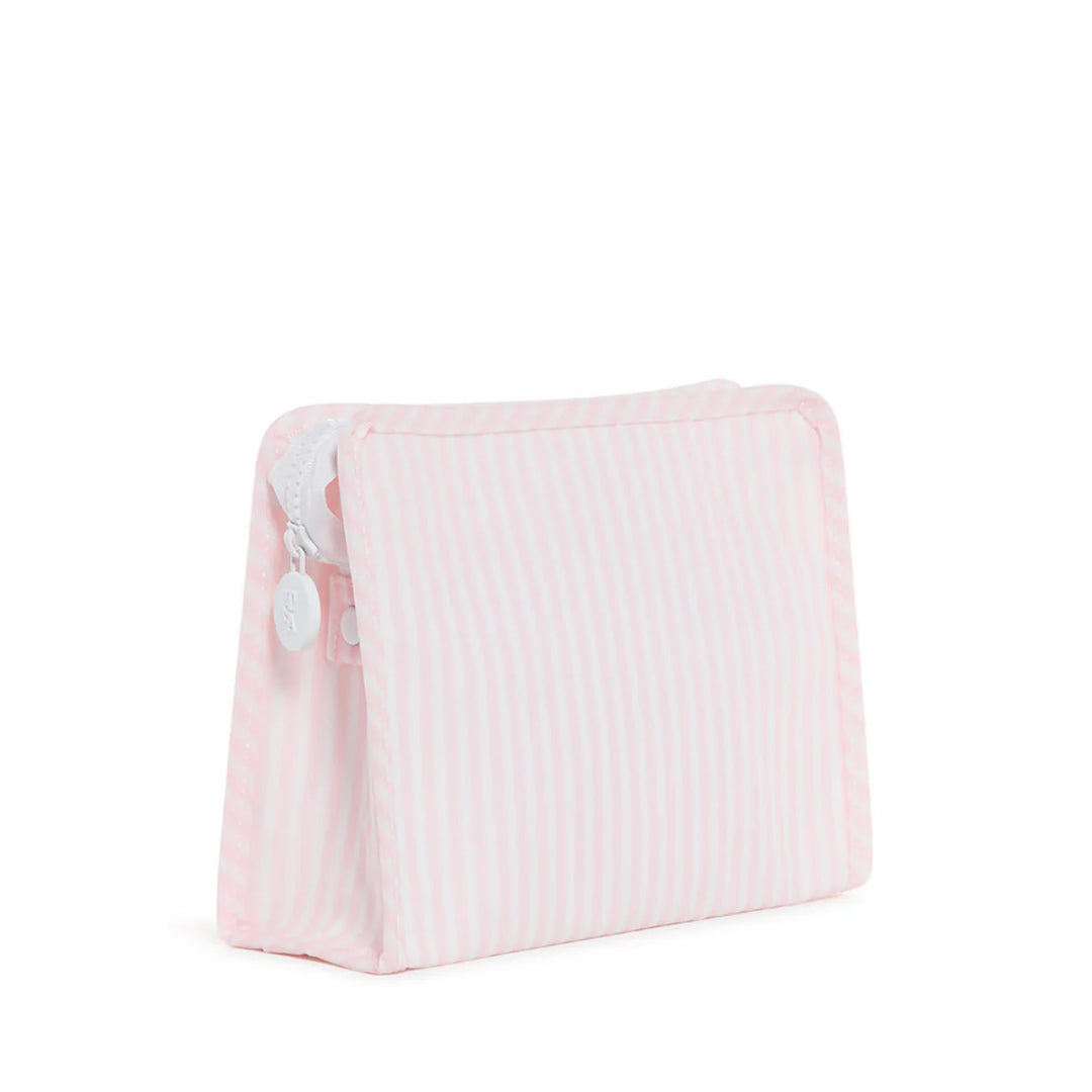 Roadie Medium Zip Pouch - Pimlico Stripe Pink