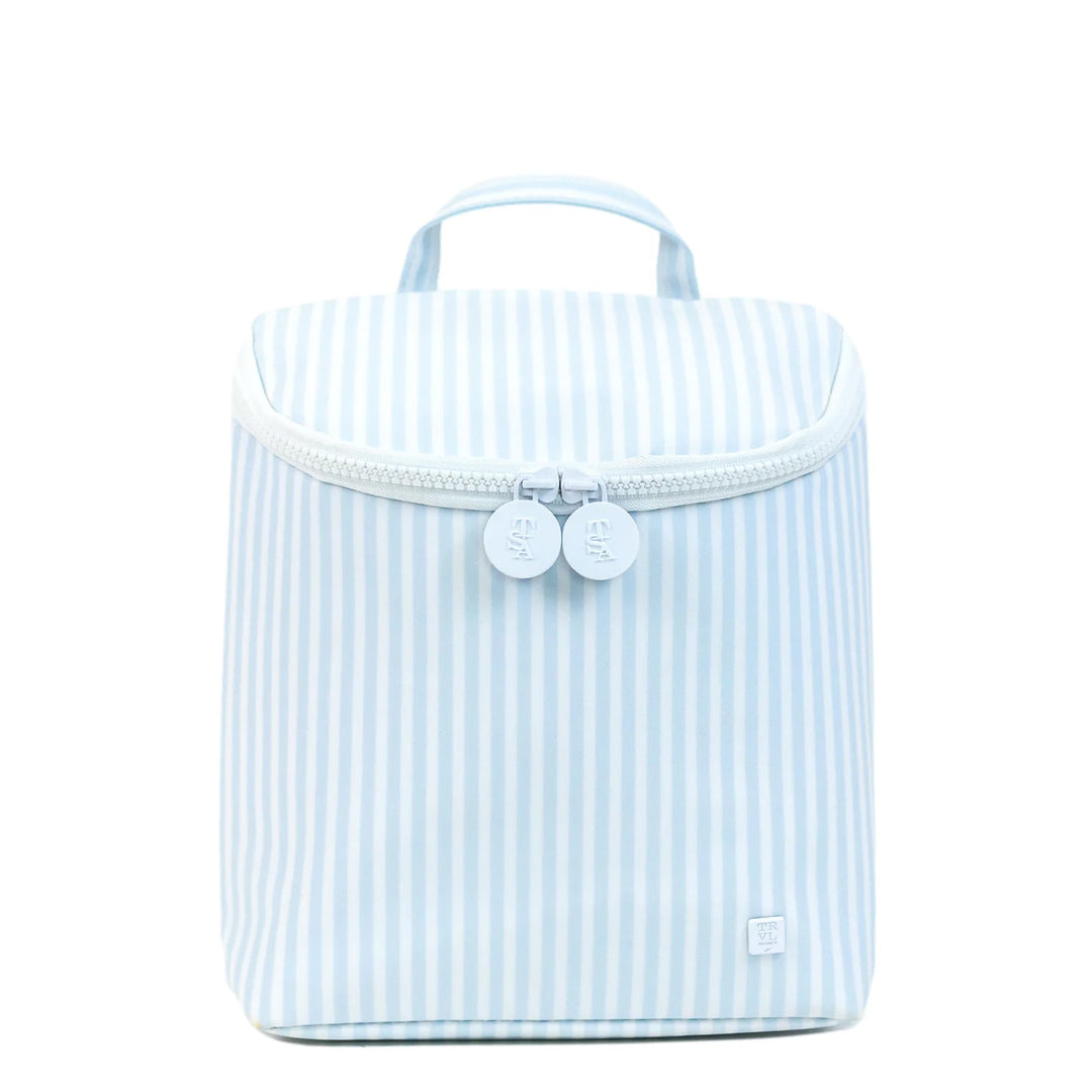 Insulated Bottle Bag - Pimlico Stripe Blue