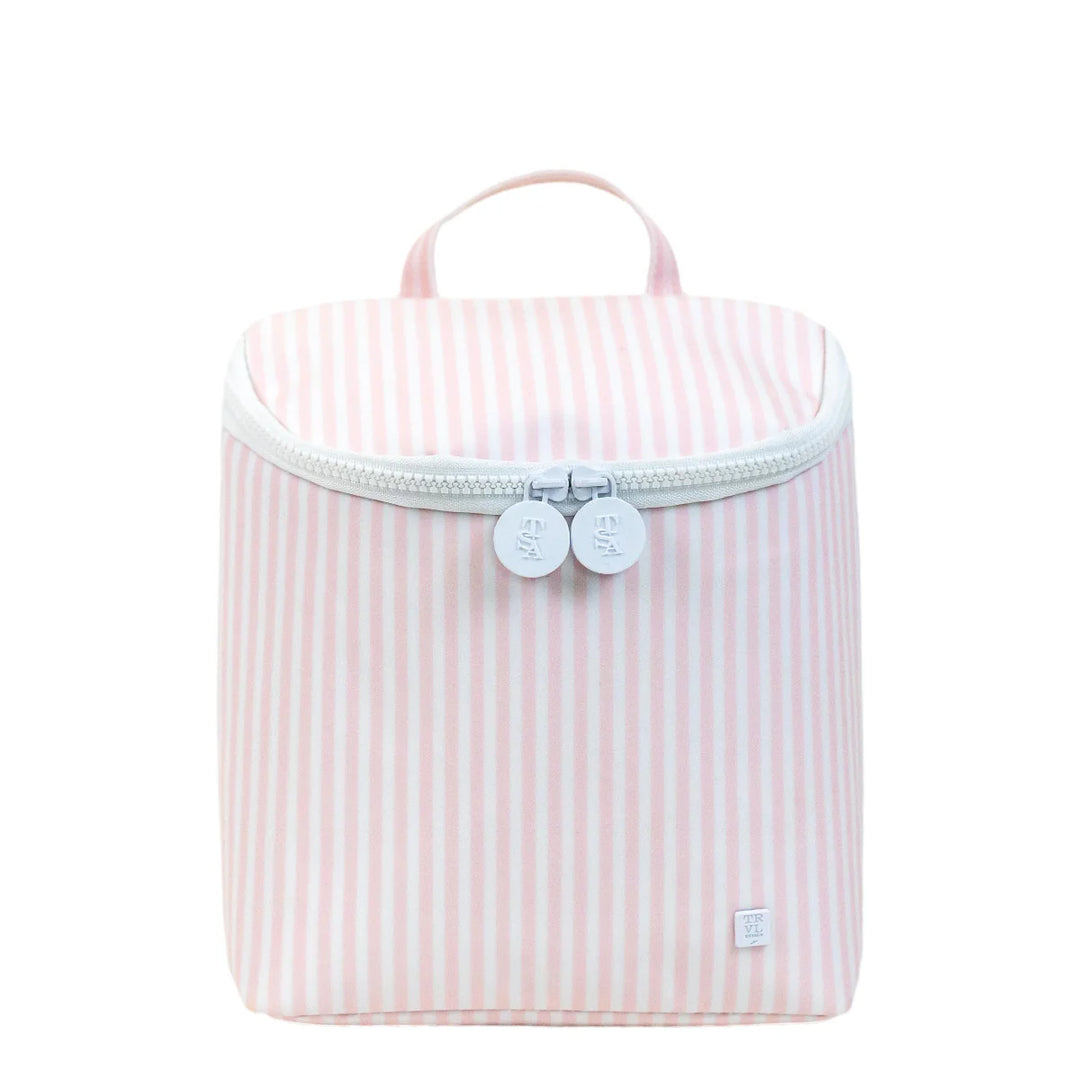 Insulated Bottle Bag- Pimlico Stripe Pink