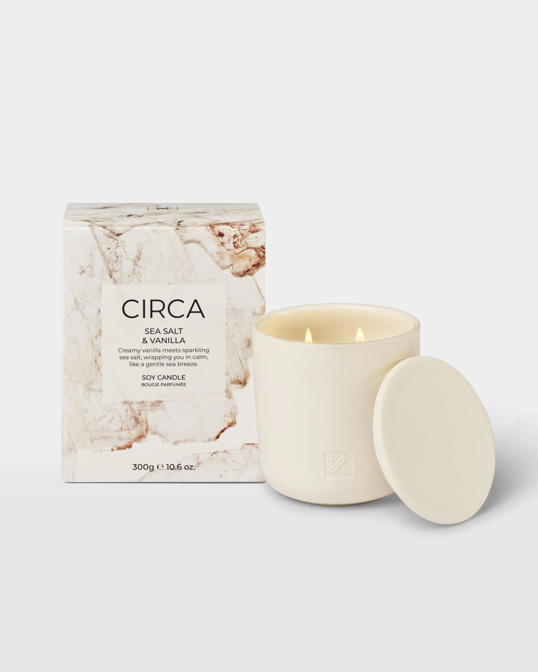 Sea Salt & Vanilla 10.6oz Candle