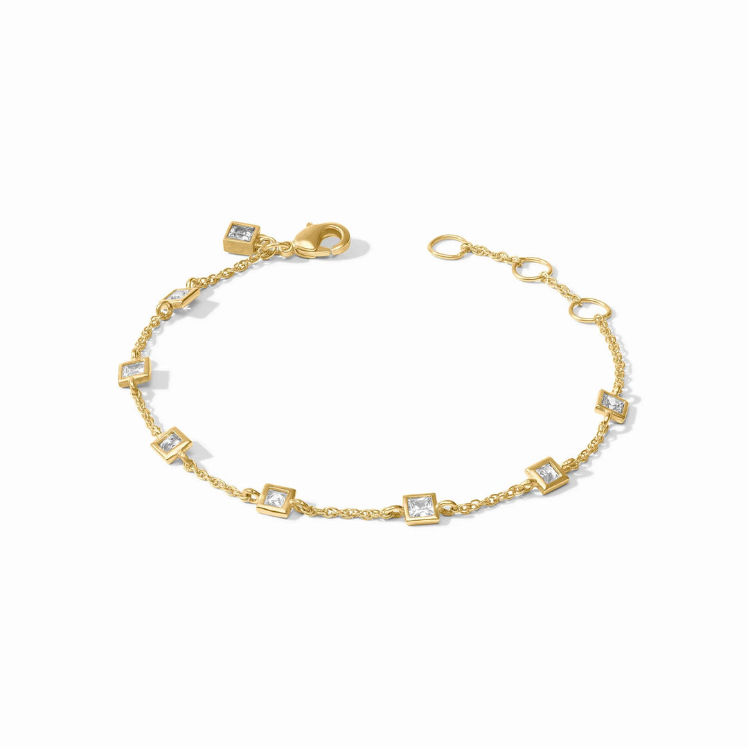 Jolie Delicate Bracelet - Gold Cubic Zirconia