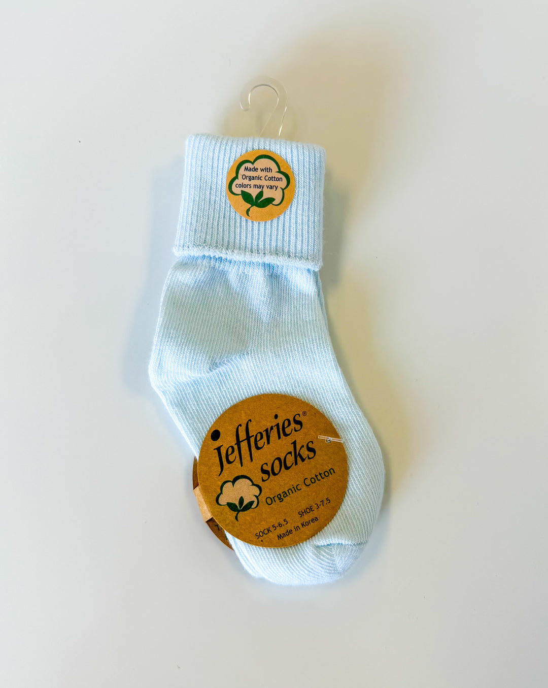 Light Blue Toddler Sock 1pk