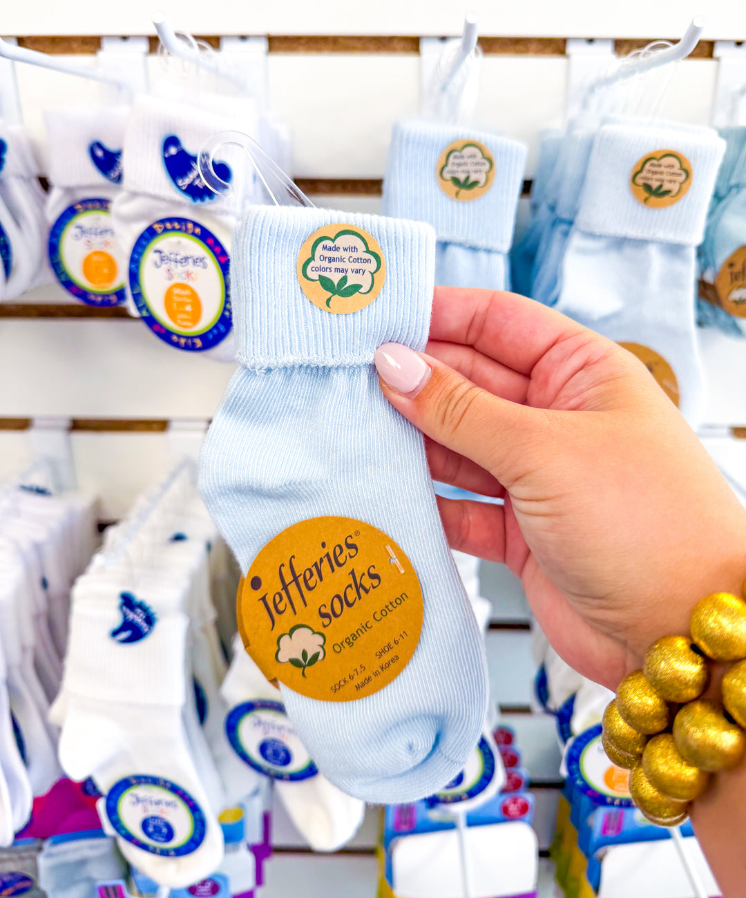 Light Blue Extra Small Sock 1pk
