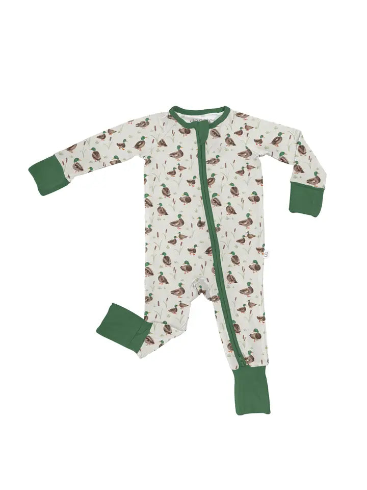 Mallard Drake LS Zip Pajamas