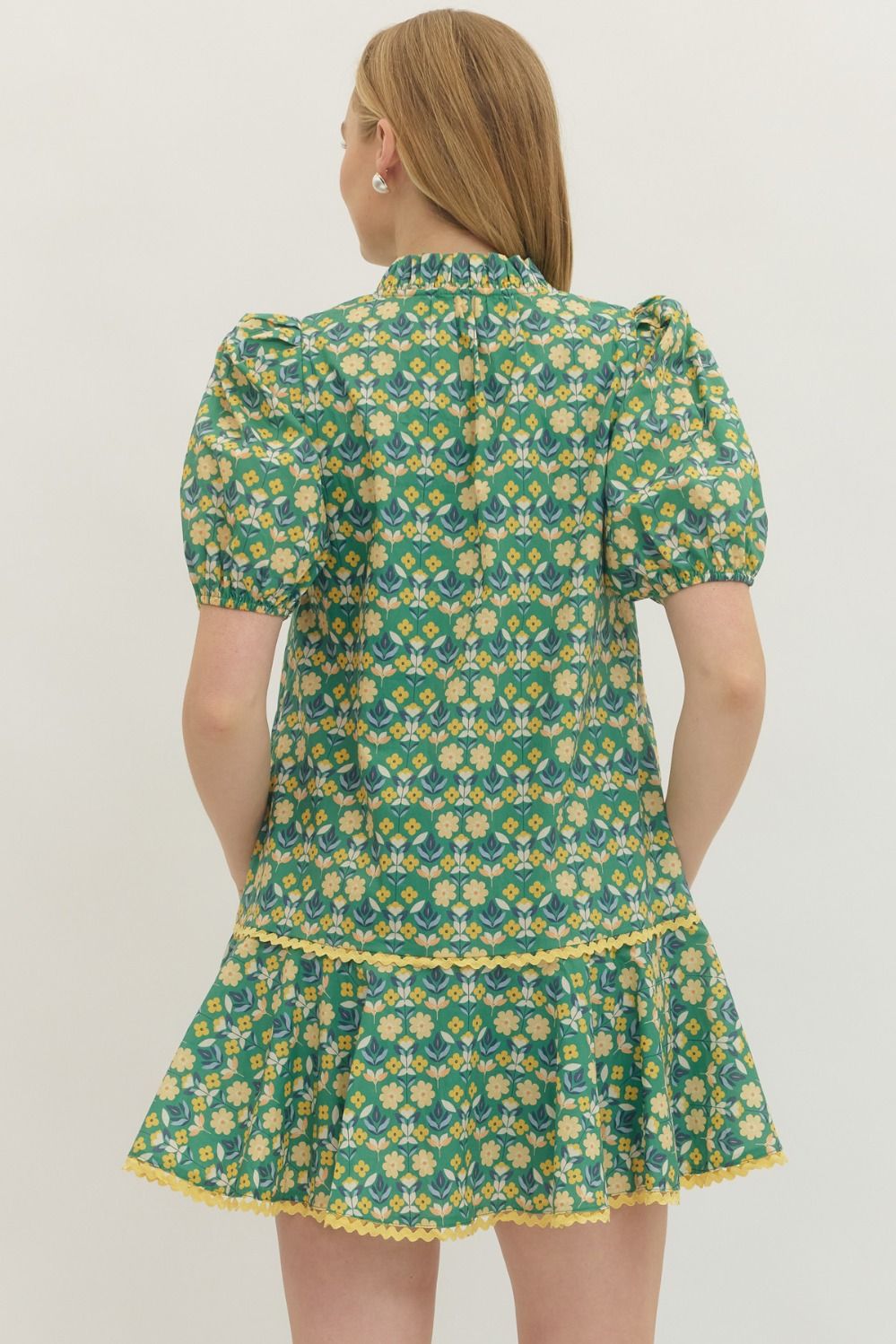 Sunny Meadow Green Dress