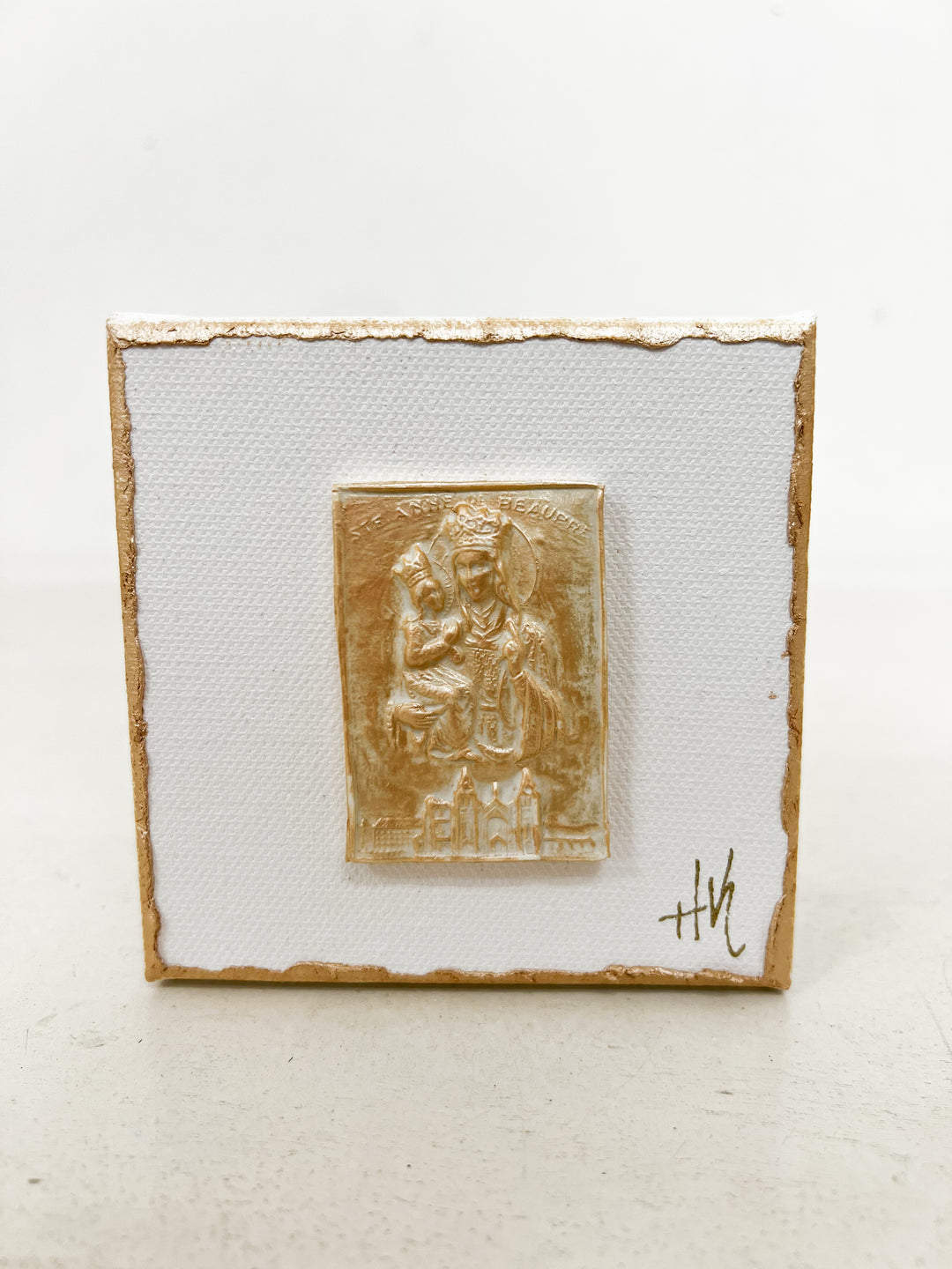 St Anne Intaglio Canvas Art