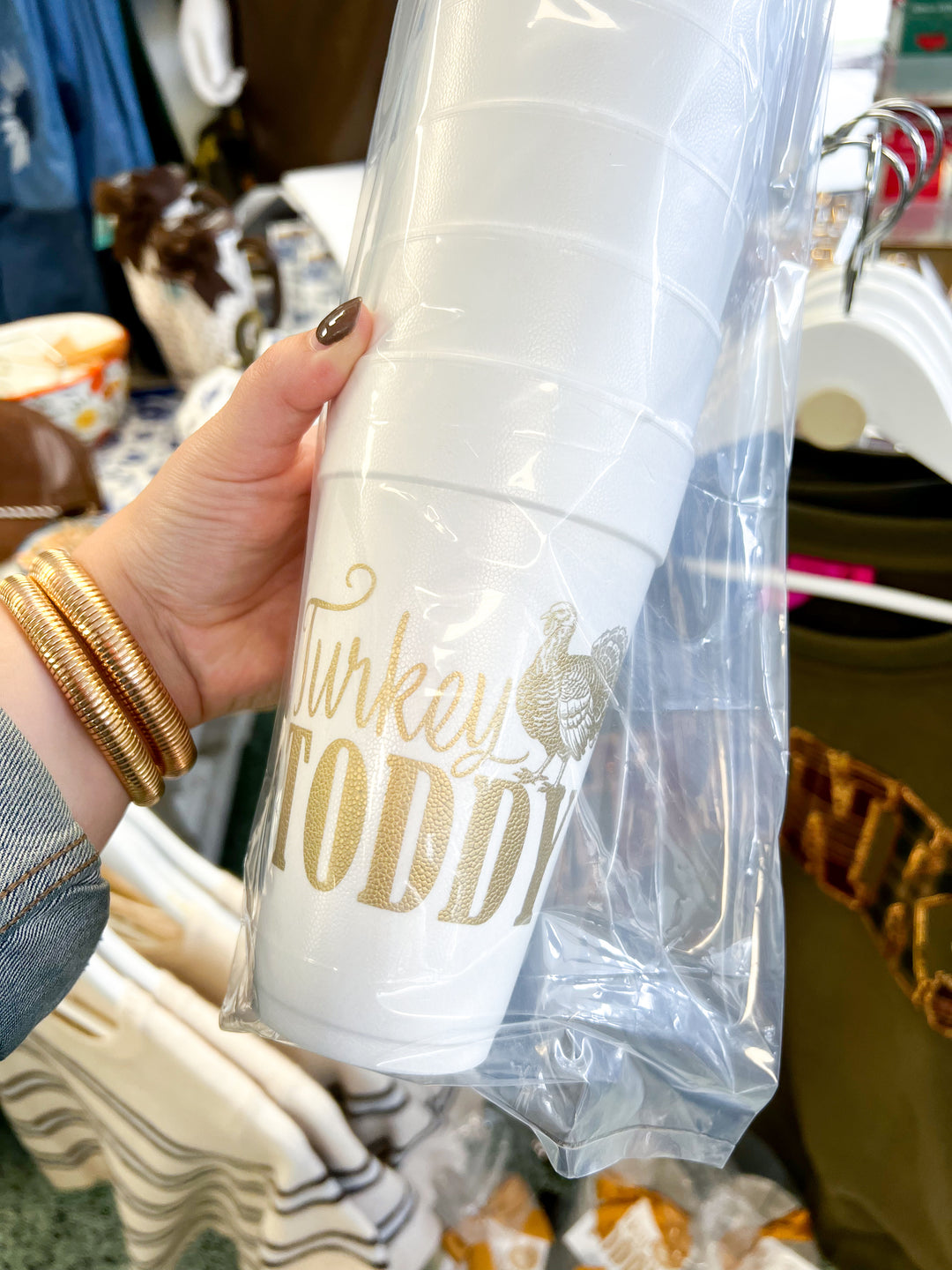 Turkey Toddy Cup Styrofoam Cup Set
