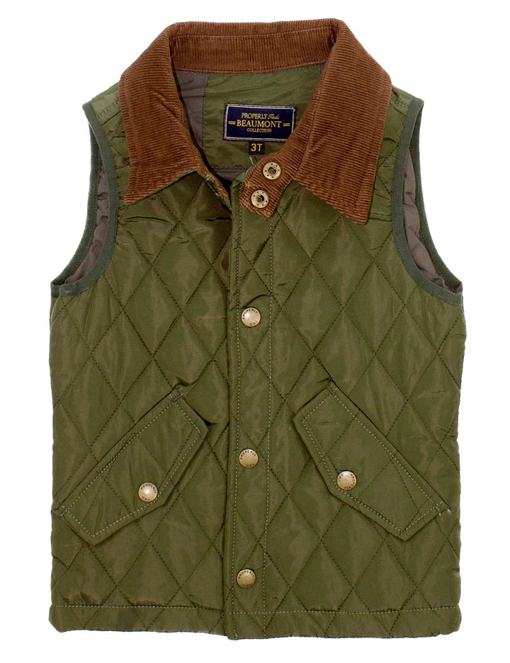 Olive Beaumont Boys Vest