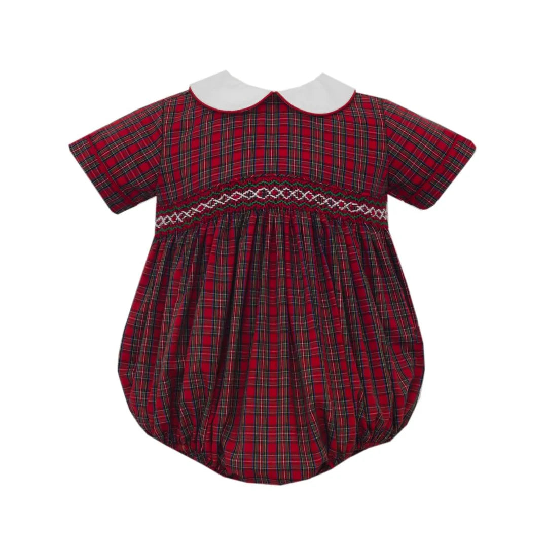 Charles Red Plaid Boy Bubble