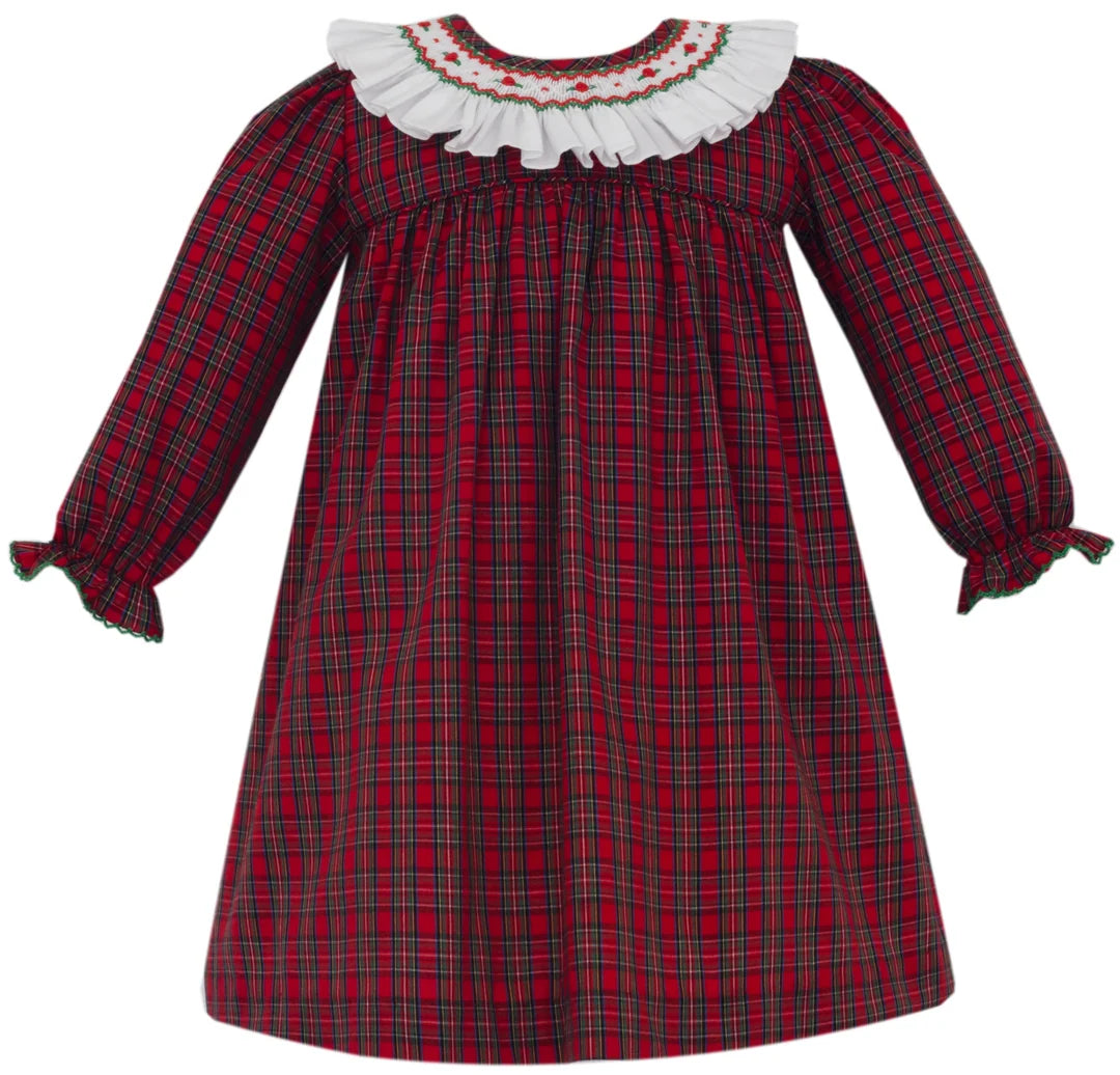 Catherine Red Plaid Float Dress
