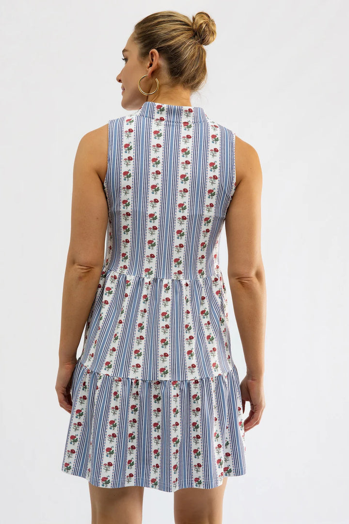 Field Flower Stripe Tatum Dress