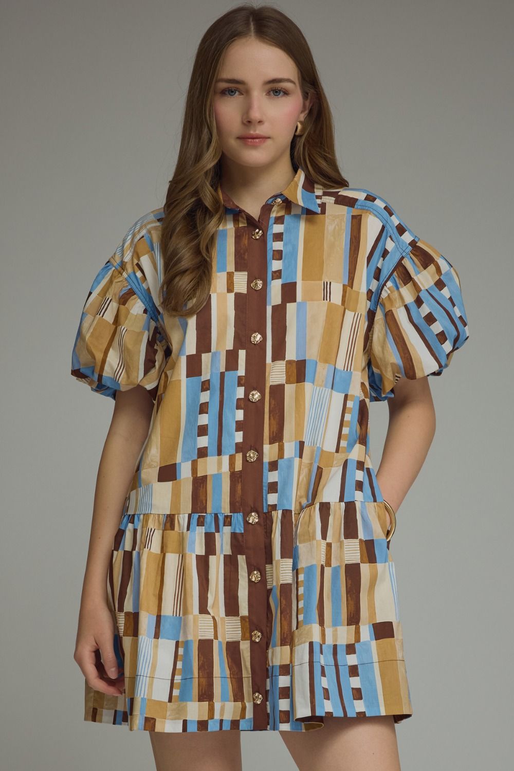 Cafe Bleu Lait Mini Dress