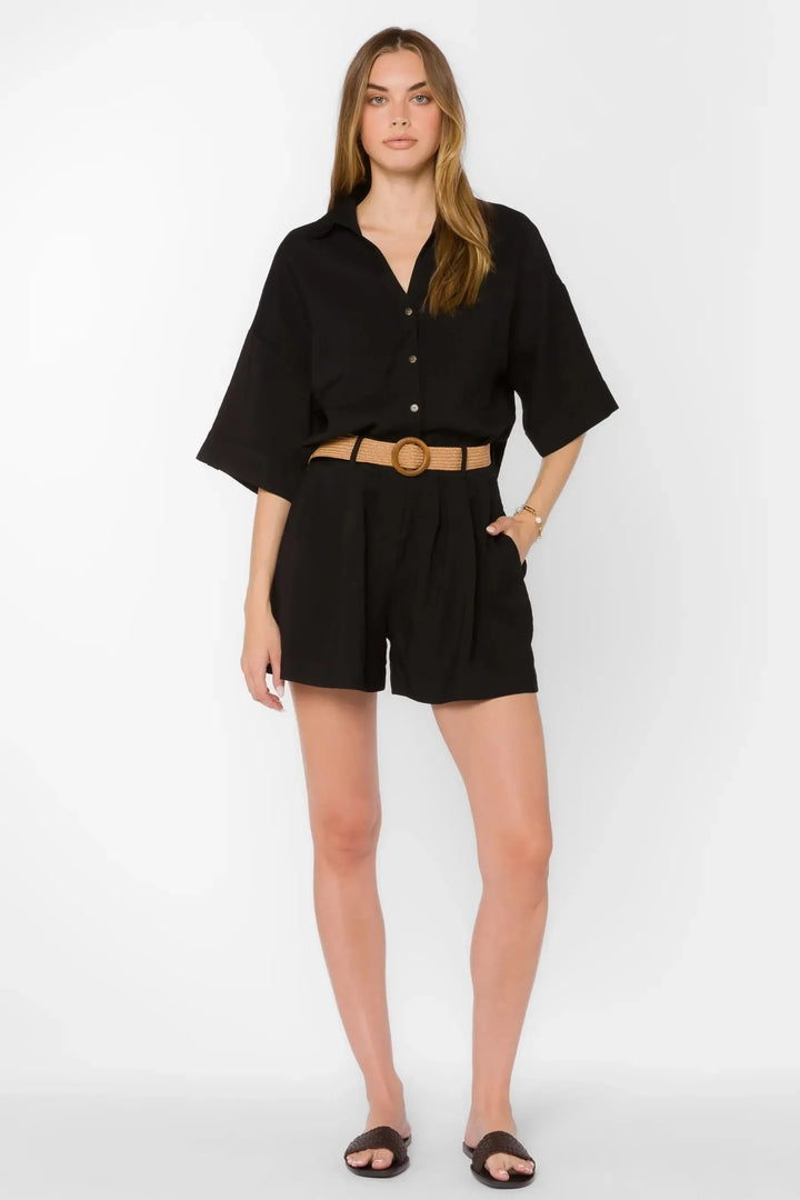 Black Lynette Shorts