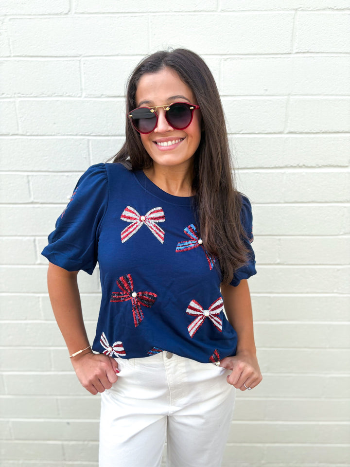 Tina Americana Bows Top