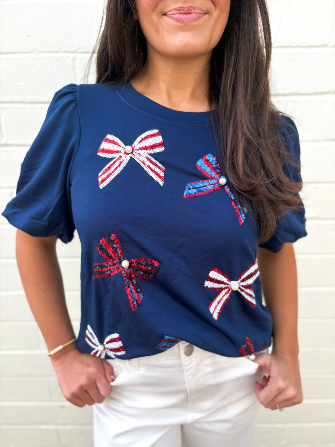Tina Americana Bows Top