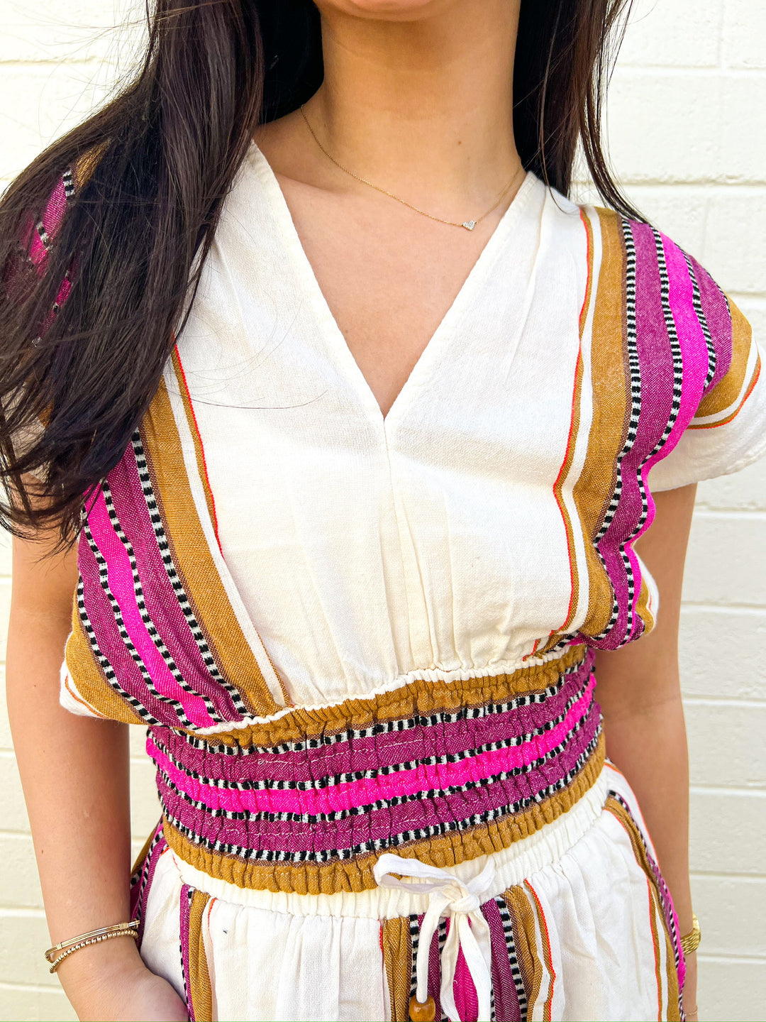 Natural Pink Calli Top