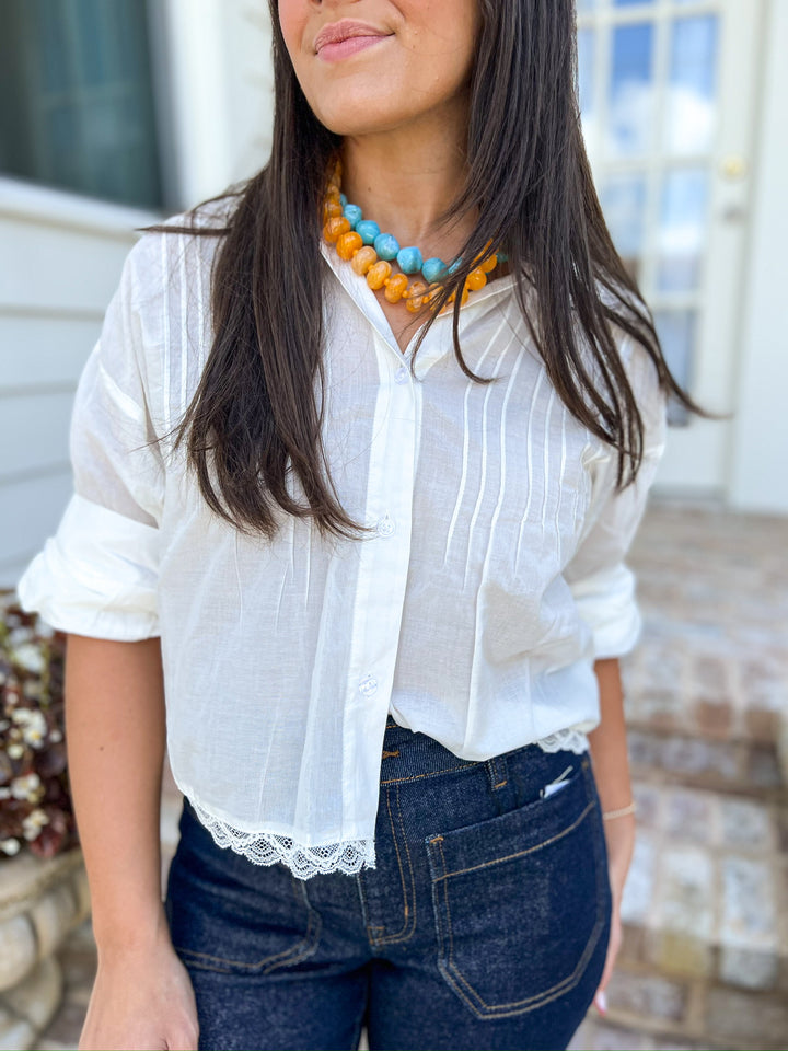 Antique Delphi Top