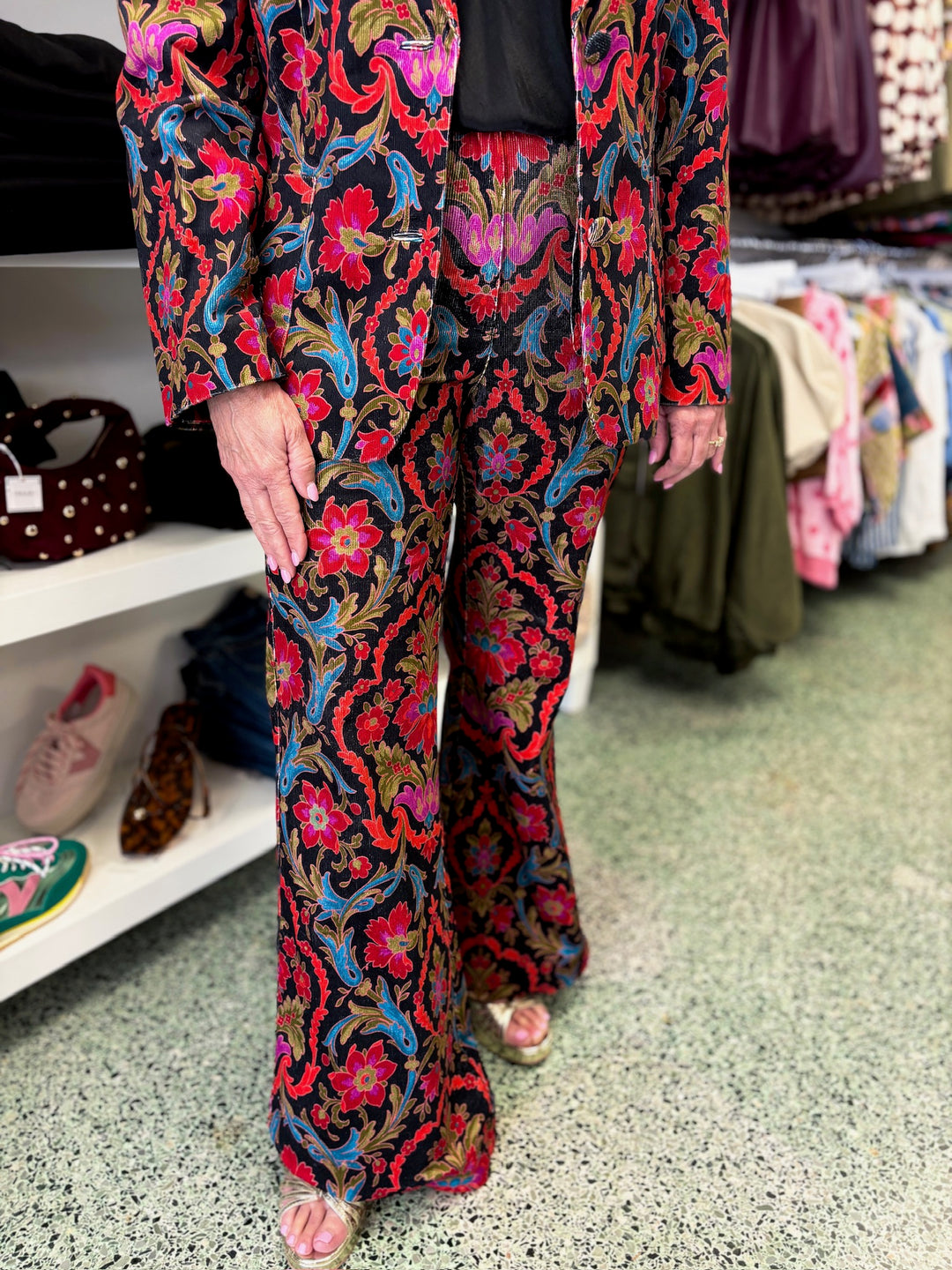 Damask Charlie Trouser