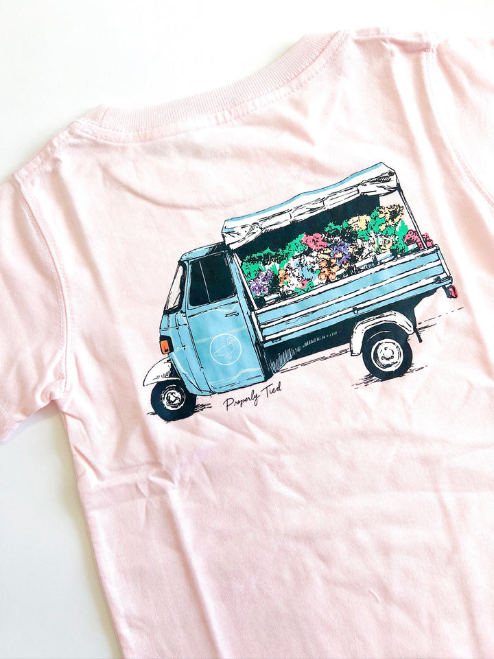 Girls Fresh Florals Rose Tee